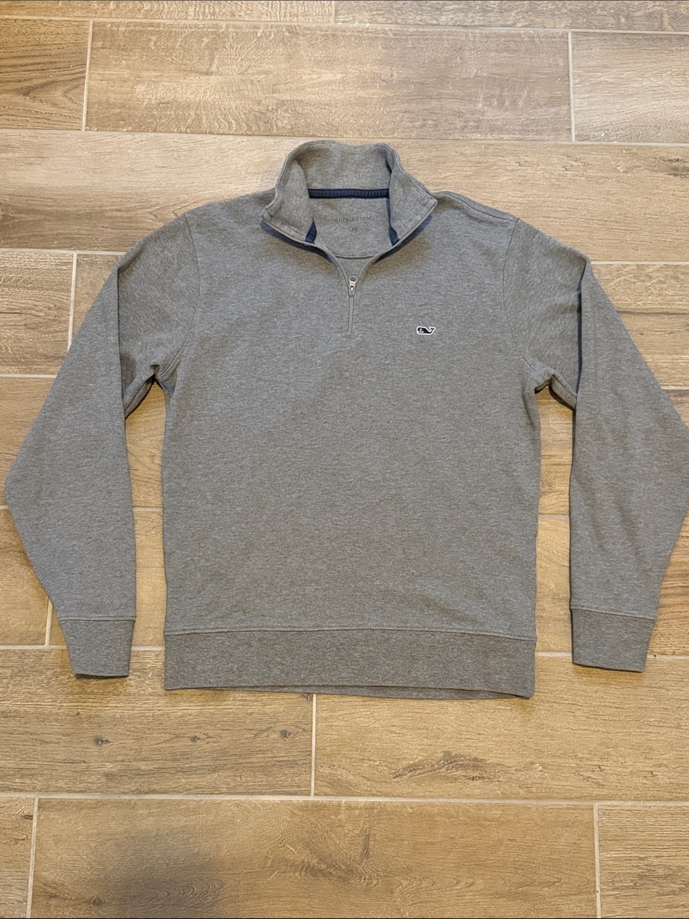 Vineyard Vines Gray Quarter Zip Sweatshirt XS